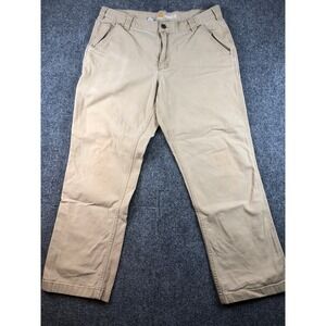 Carhartt Relaxed Fit Canvas Work Pants Carpenter Tan 36x30 Menswear